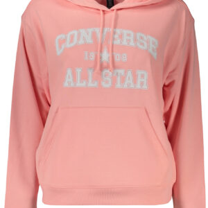 Converse Damen-Kapuzenjacke mit Reißverschluss, Rosa