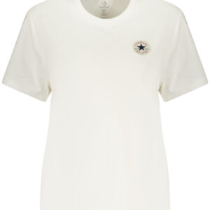 Converse Damen Kurzarm-T-Shirt, Weiß