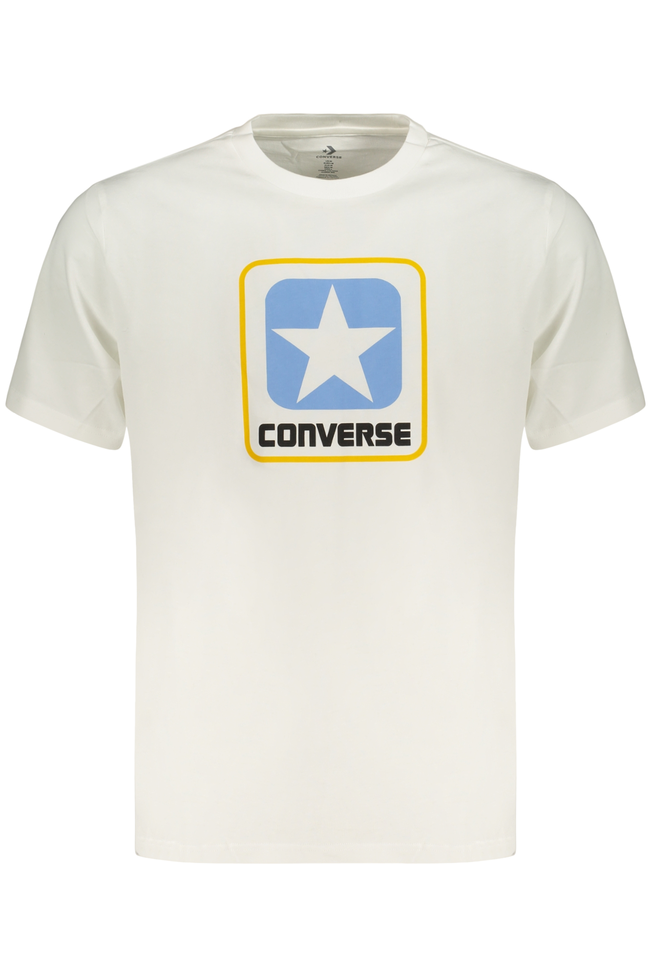Converse Herren Kurzarm-T-Shirt, Weiß