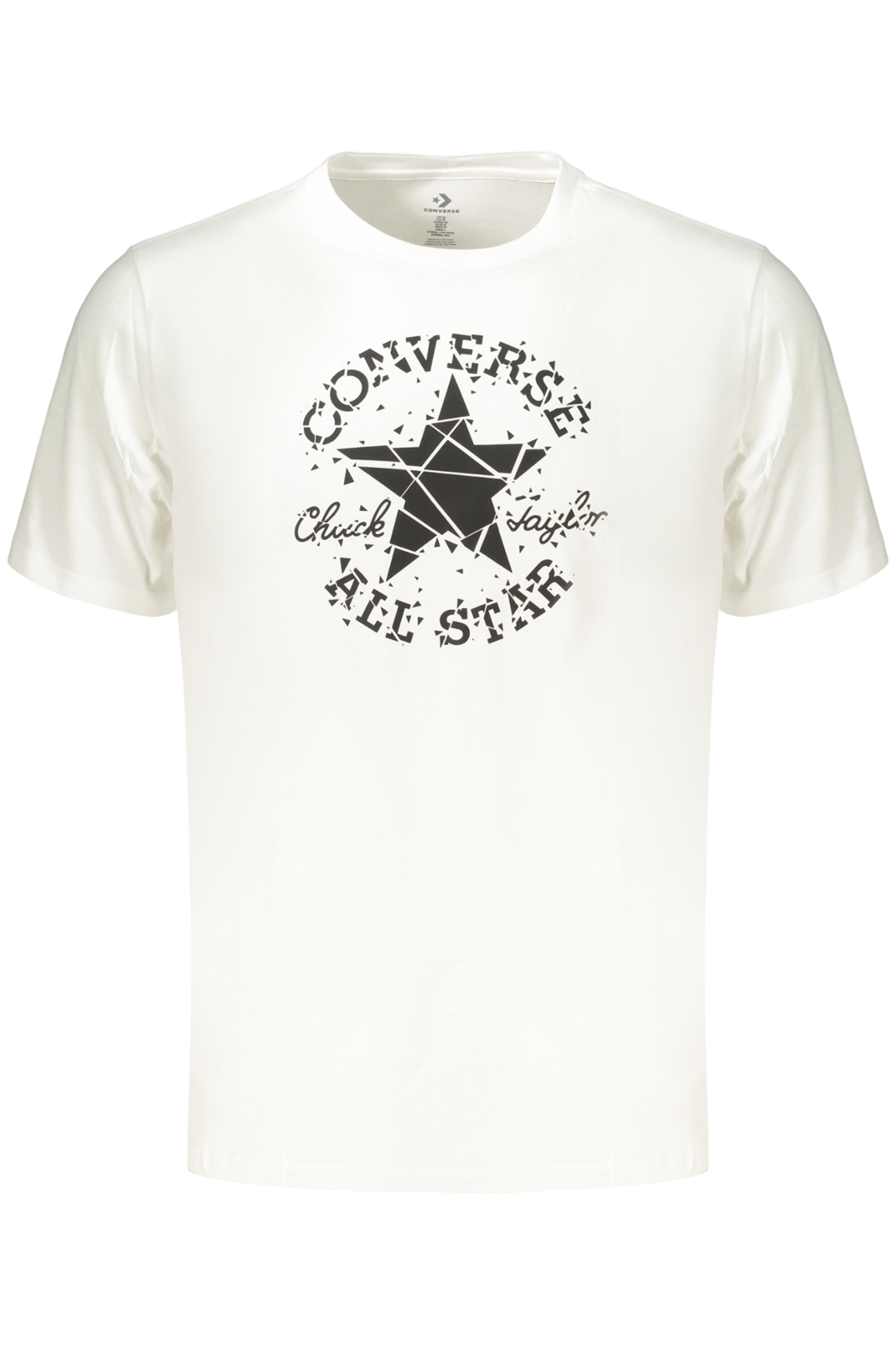 Converse Herren Kurzarm-T-Shirt, Weiß