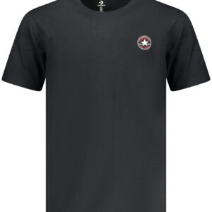 Converse Herren Kurzarm-T-Shirt, Schwarz