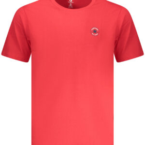 Converse Herren-T-Shirt, rot, kurzärmelig