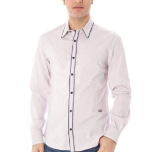 COSTUME NATIONAL HERREN LANGARM-ROSA-HEMD