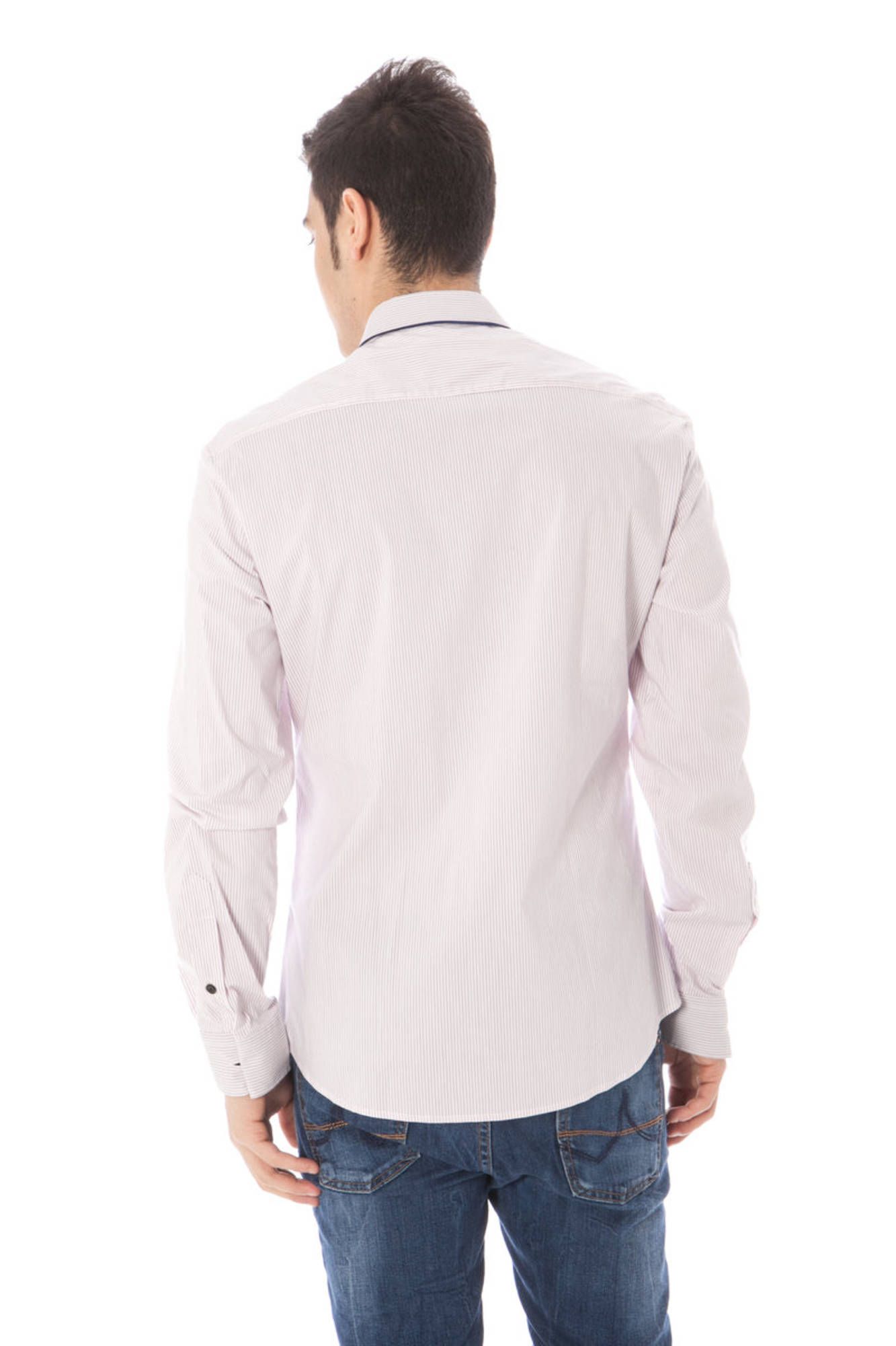 COSTUME NATIONAL HERREN LANGARM-ROSA-HEMD – Bild 2