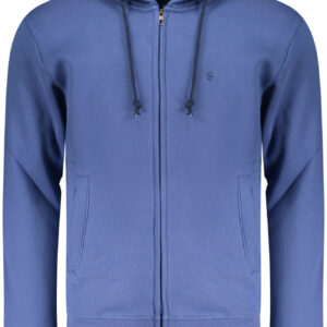 COVERI MOVING HERREN BLAUES REISSVERSCHLUSS-SWEATSHIRT
