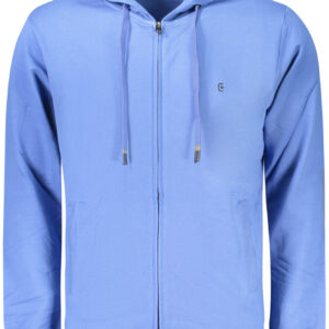 COVERI MOVING HERREN BLAUES REISSVERSCHLUSS-SWEATSHIRT