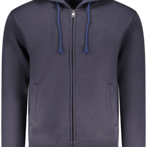 COVERI MOVING HERREN BLAUES REISSVERSCHLUSS-SWEATSHIRT