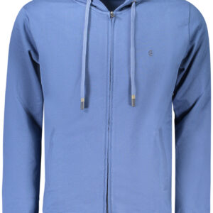 COVERI MOVING HERREN BLAUES REISSVERSCHLUSS-SWEATSHIRT