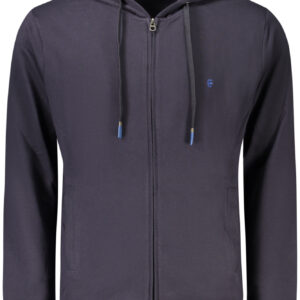 COVERI MOVING HERREN BLAUES REISSVERSCHLUSS-SWEATSHIRT