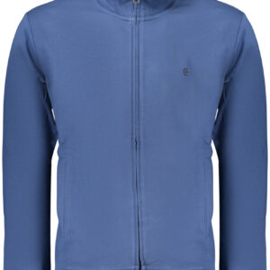 COVERI MOVING HERREN BLAUES REISSVERSCHLUSS-SWEATSHIRT