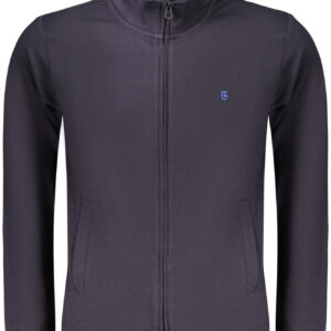 COVERI MOVING HERREN BLAUES REISSVERSCHLUSS-SWEATSHIRT