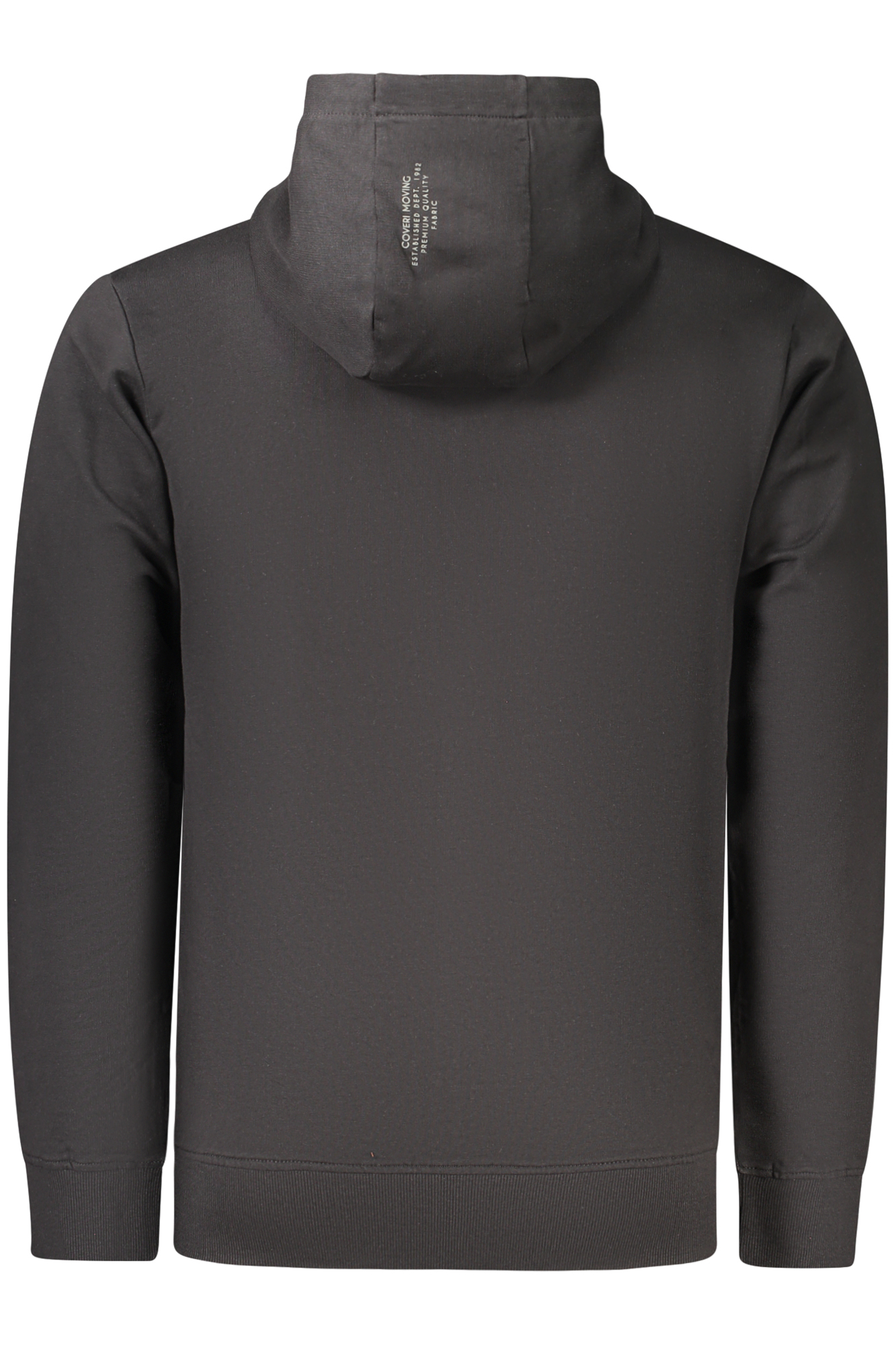 COVERI MOVING Herren-Sweatshirt mit Reißverschluss, schwarz – Bild 2