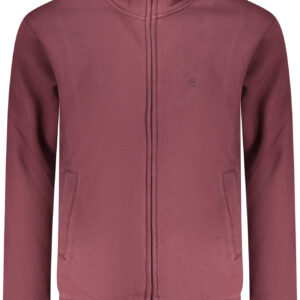 COVERI MOVING Herren-Sweatshirt mit Reißverschluss, rot