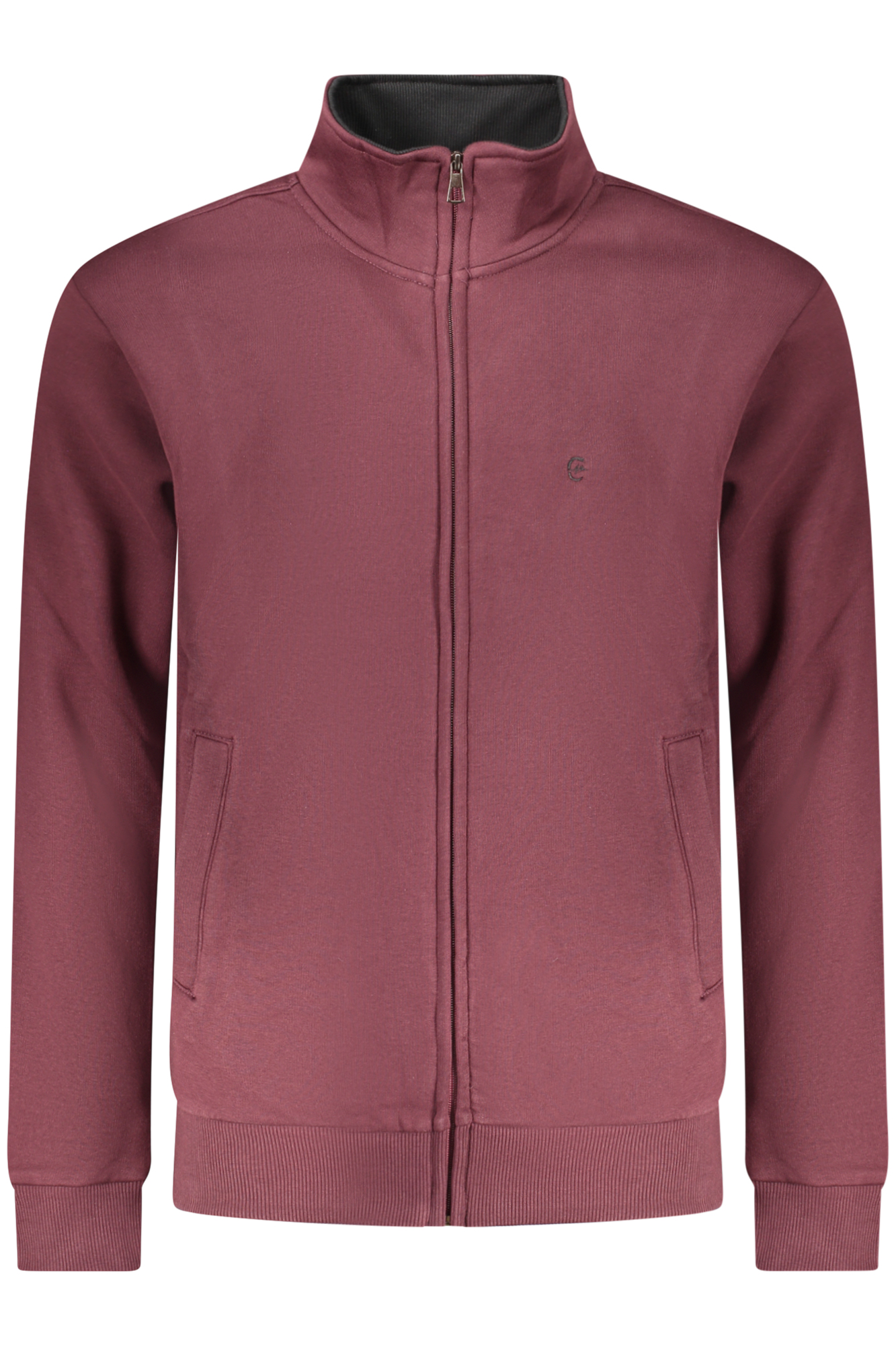 COVERI MOVING Herren-Sweatshirt mit Reißverschluss, rot
