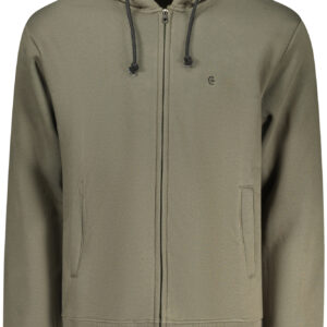 COVERI MOVING Herren-Sweatshirt mit Reißverschluss, grün