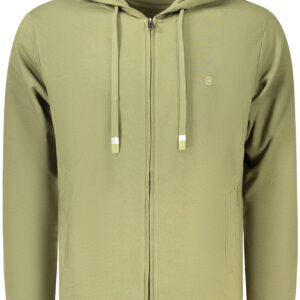 COVERI MOVING Herren-Sweatshirt mit Reißverschluss, grün