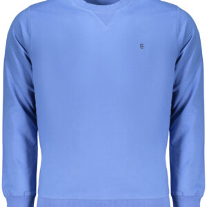COVERI MOVING HERREN BLAUES SWEATSHIRT OHNE REISSVERSCHLUSS