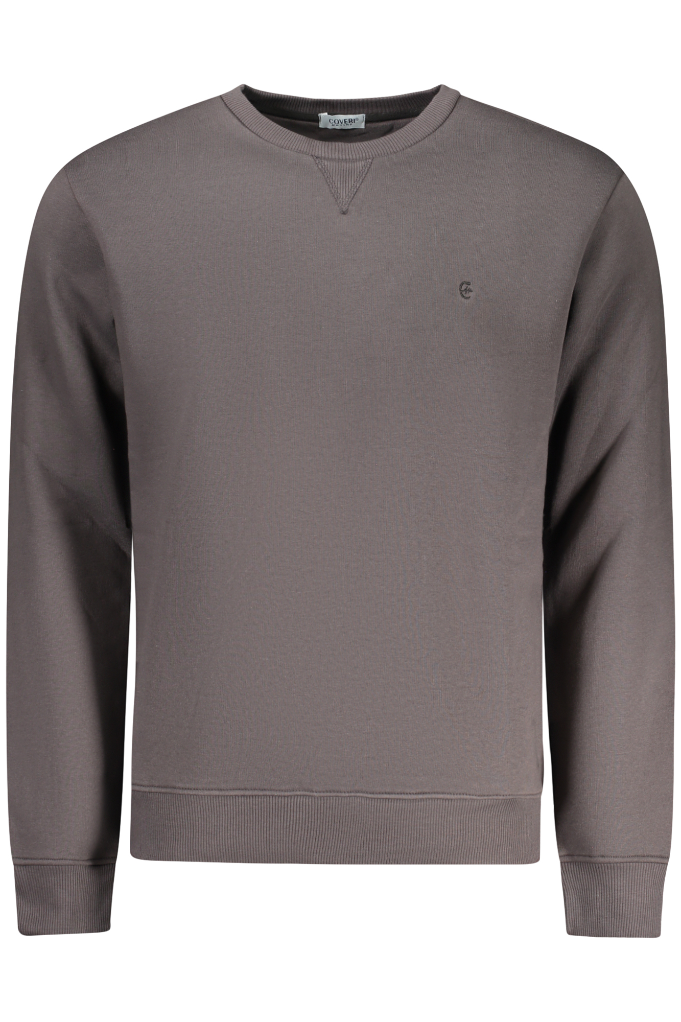 COVERI MOVING Herren-Sweatshirt mit Reißverschluss, Grau