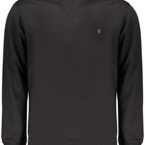 COVERI MOVING Herren-Sweatshirt mit Reißverschluss, schwarz