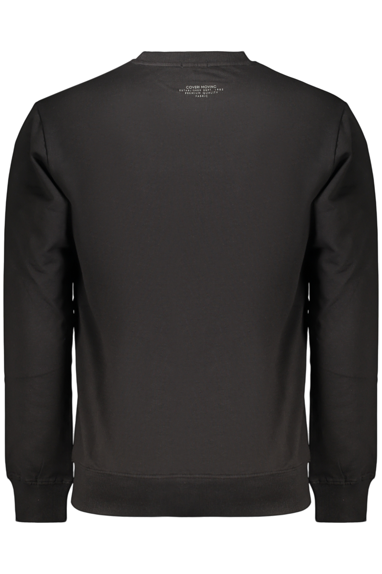 COVERI MOVING Herren-Sweatshirt mit Reißverschluss, schwarz – Bild 2