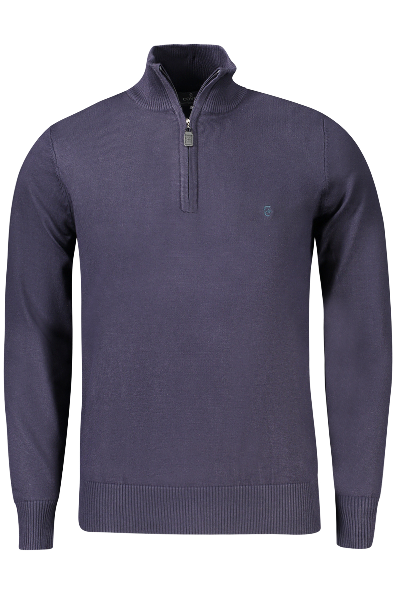 COVERI MOVING BLAUER HERRENPULLOVER