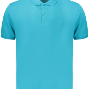 COVERI MOVING Herren-Poloshirt mit kurzen Ärmeln, blau