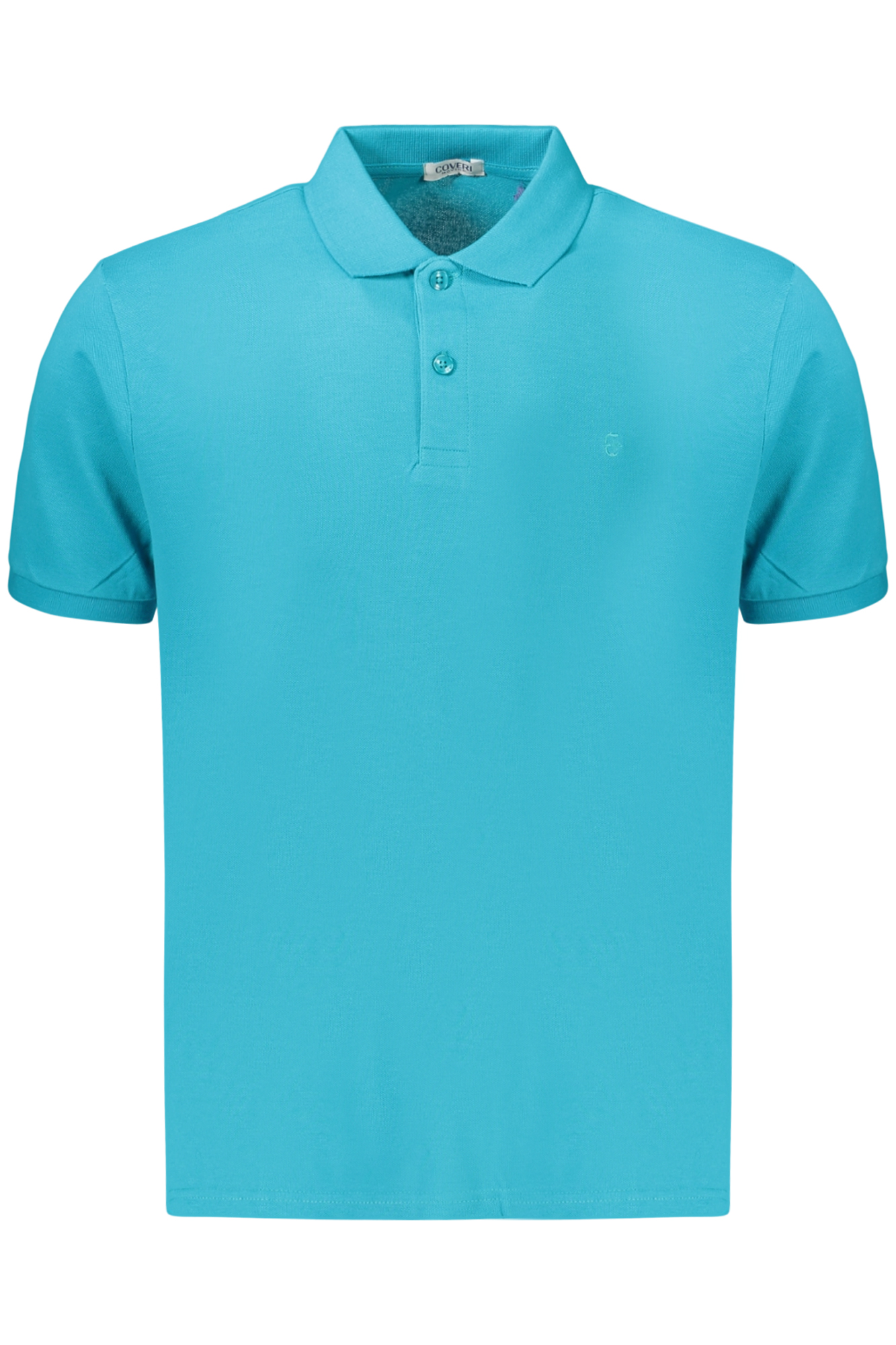 COVERI MOVING Herren-Poloshirt mit kurzen Ärmeln, blau