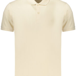 COVERI MOVING Herren-Poloshirt mit kurzen Ärmeln, Beige