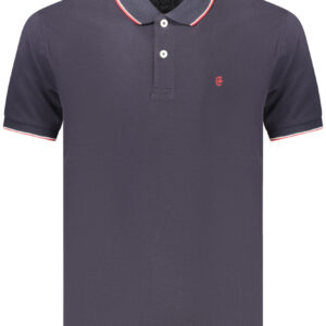 COVERI MOVING Herren-Poloshirt mit kurzen Ärmeln, blau