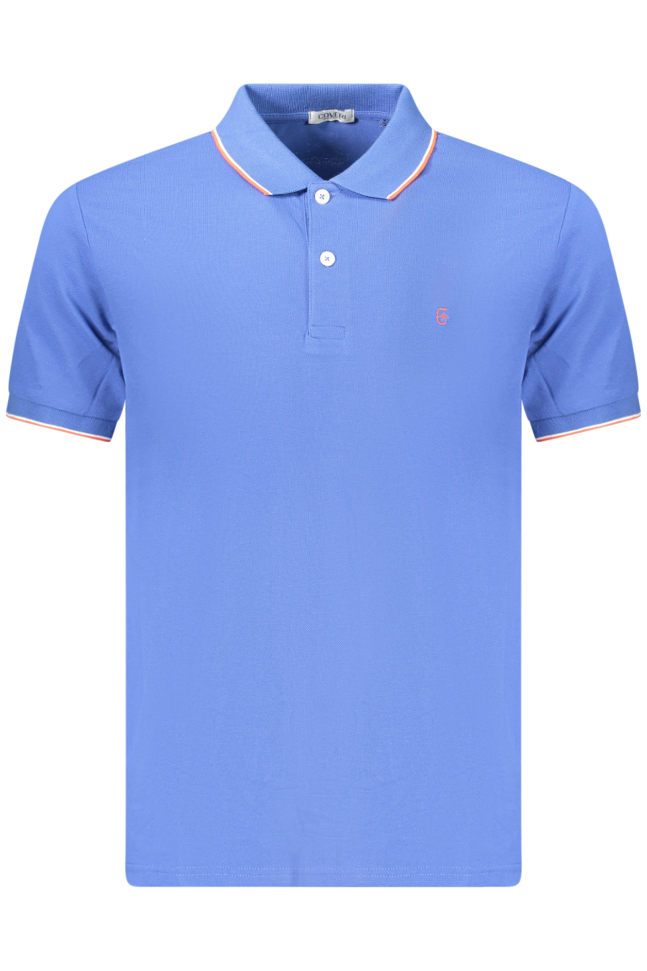 COVERI MOVING Herren-Poloshirt mit kurzen Ärmeln, blau