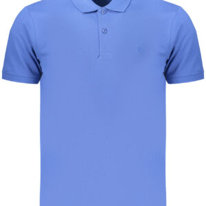 COVERI MOVING Herren-Poloshirt mit kurzen Ärmeln, blau