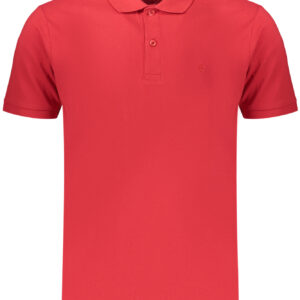 COVERI MOVING Herren-Poloshirt mit kurzen Ärmeln, Rot