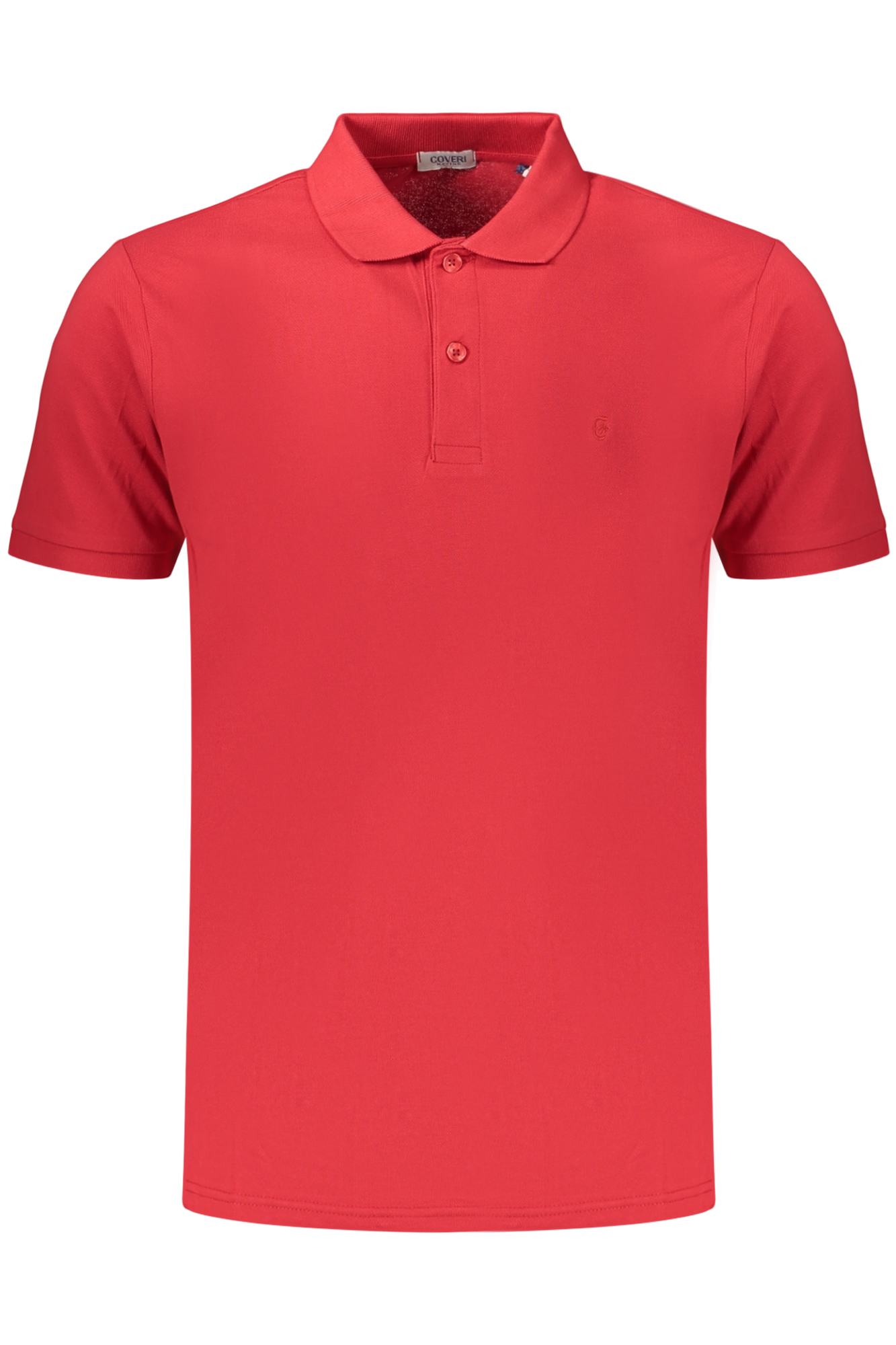 COVERI MOVING Herren-Poloshirt mit kurzen Ärmeln, Rot