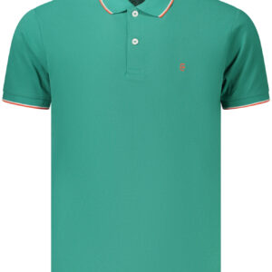 COVERI MOVING Herren-Poloshirt mit kurzen Ärmeln, Grün