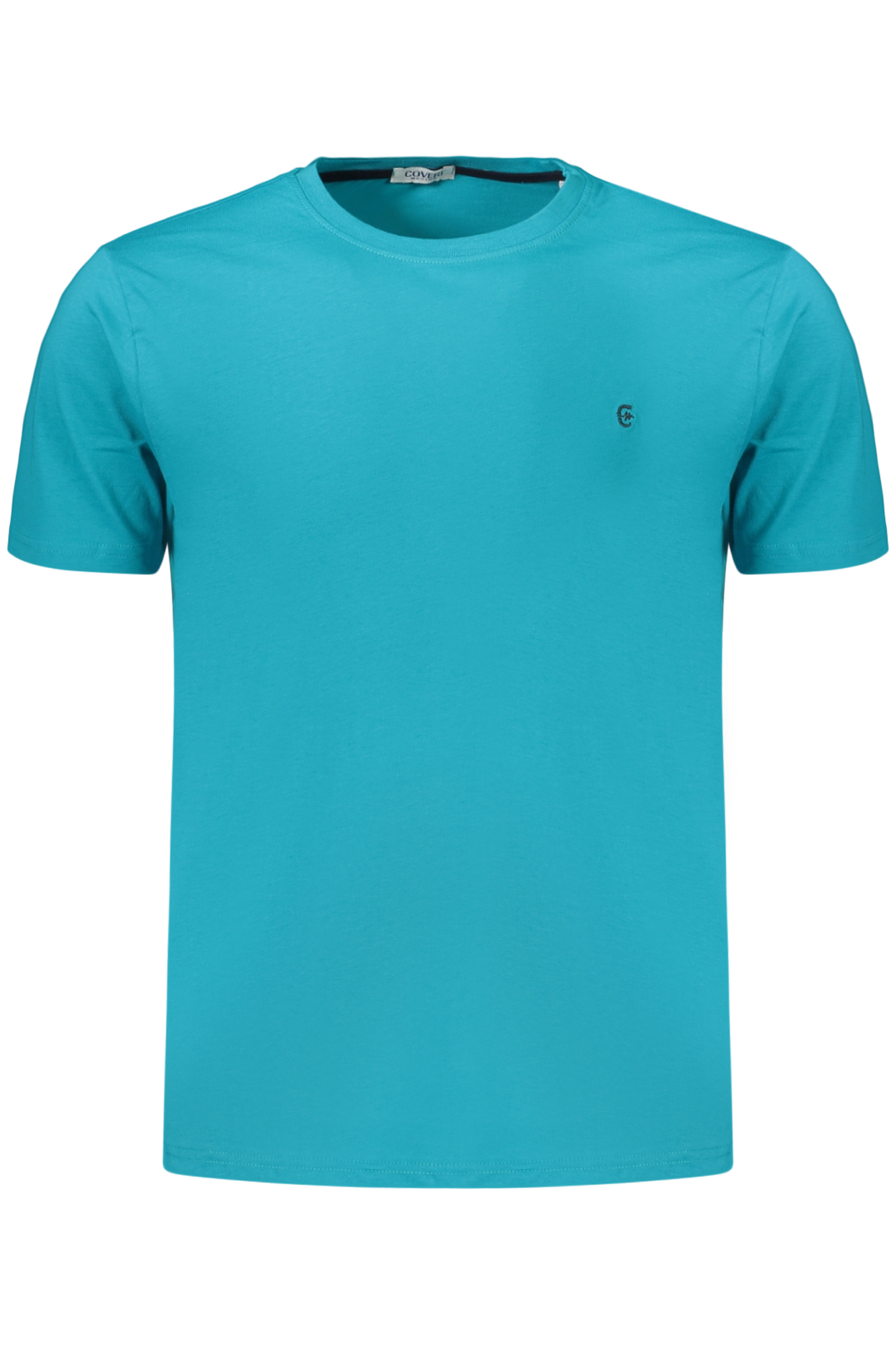 COVERI MOVING Herren-Kurzarm-T-Shirt, Blau