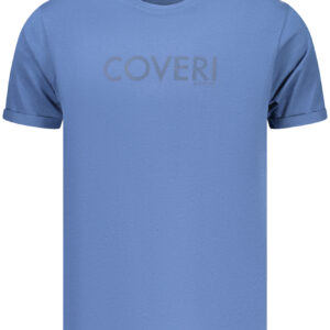 COVERI MOVING Herren-T-Shirt mit kurzen Ärmeln, blau