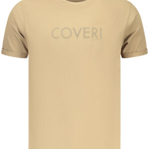 COVERI MOVING Herren-Kurzarm-T-Shirt Braun