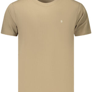 COVERI MOVING Herren-Kurzarm-T-Shirt Braun