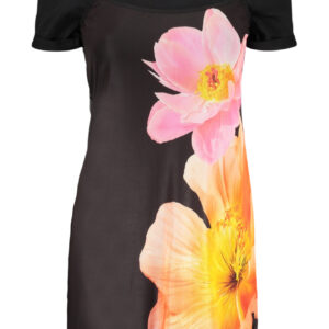DESIGUAL KURZES KLEID FÜR DAMEN IN SCHWARZ