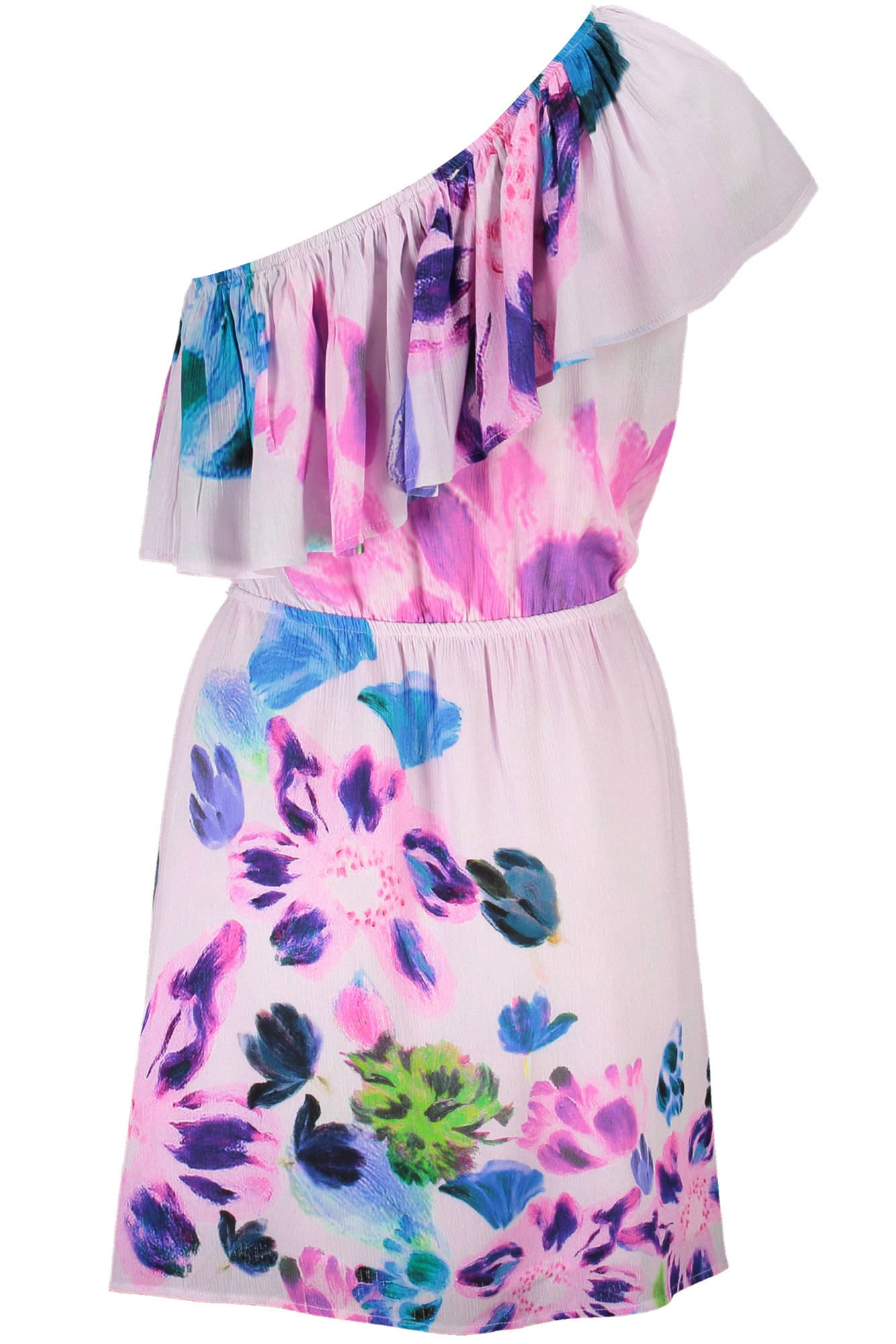 DESIGUAL KURZES KLEID DAMEN ROSA – Bild 2