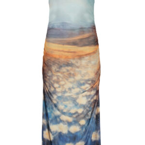 DESIGUAL DAMEN LANGES KLEID, BLAU