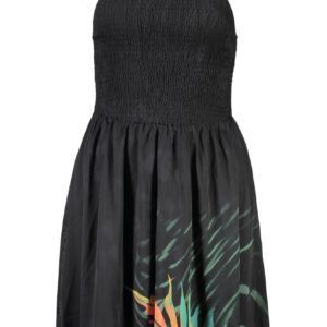 DESIGUAL DAMEN LANGES SCHWARZES KLEID