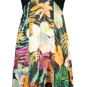 DESIGUAL DAMEN LANGES SCHWARZES KLEID