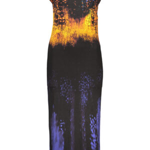 DESIGUAL DAMEN LANGES SCHWARZES KLEID