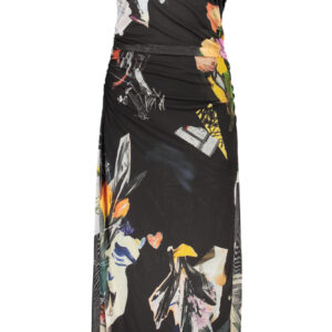 DESIGUAL DAMEN LANGES SCHWARZES KLEID