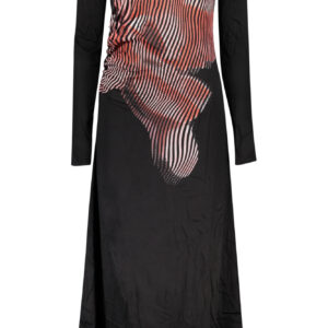DESIGUAL DAMEN LANGES SCHWARZES KLEID
