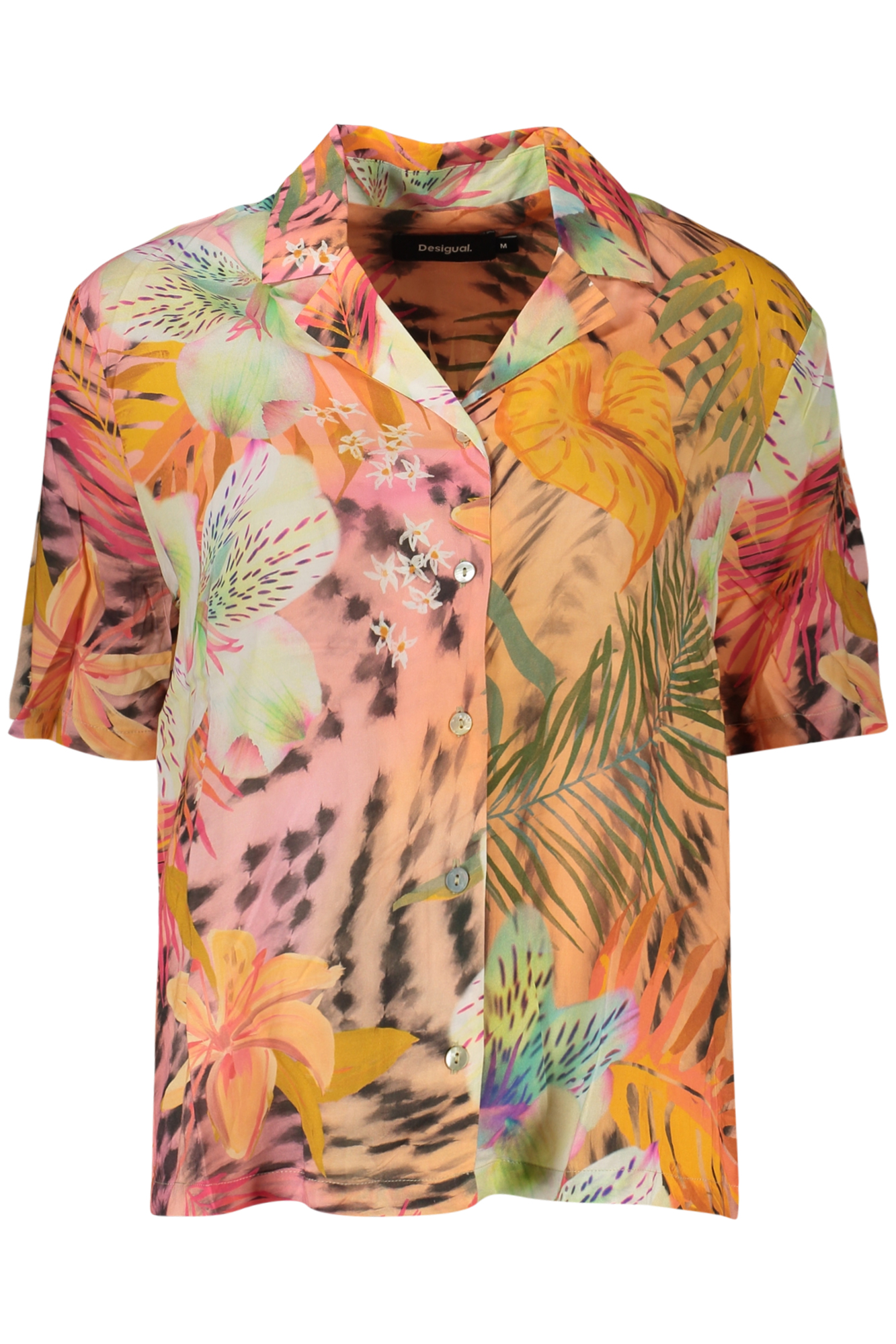DESIGUAL DAMEN-KURZARMSHIRT, ORANGE