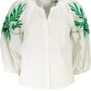 DESIGUAL DAMEN LANGARMHEMD WEISS