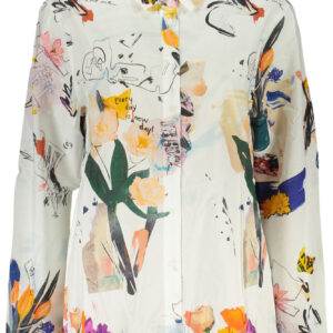 DESIGUAL DAMEN LANGARMHEMD WEISS