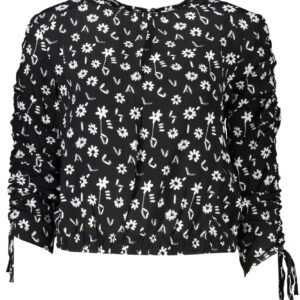 DESIGUAL LANGARMSHIRT DAMEN SCHWARZ